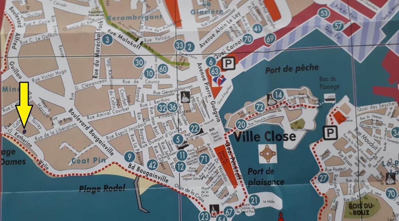 Studio face à la mer Concarneau Extérieur photo